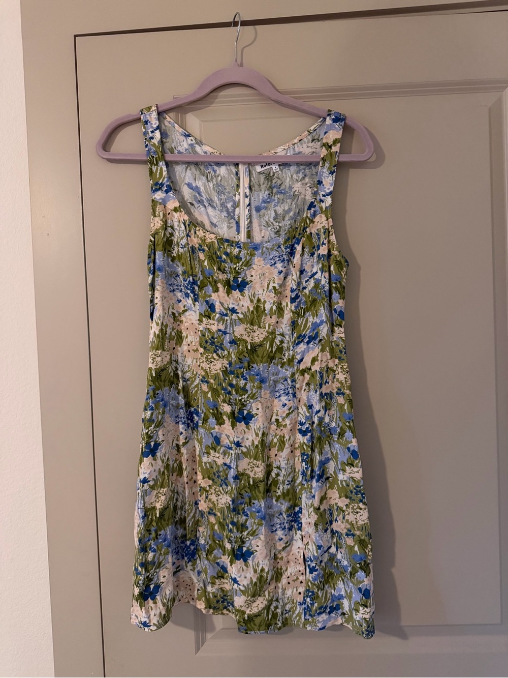 Reformation Noha Floral Mini Dress - Size 4 - Picture 2 of 6